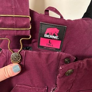 Ladies Berne Insulated overalls sz Large Tall